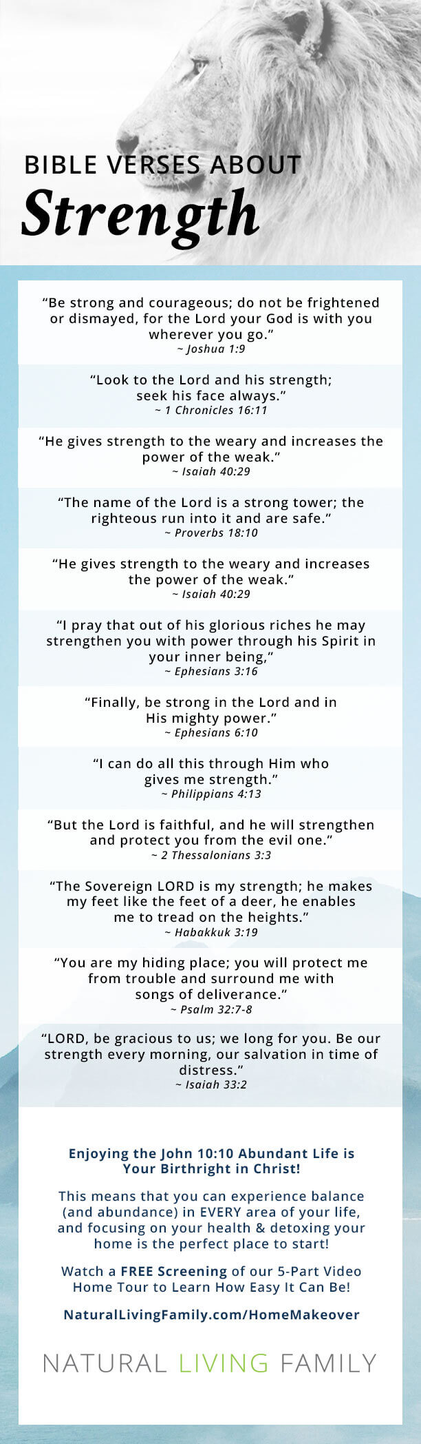 Bible Verses About Strength - Old and New Testament Scriptures