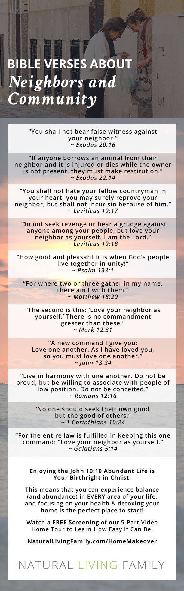 Bible Verses About Neighbors & Community