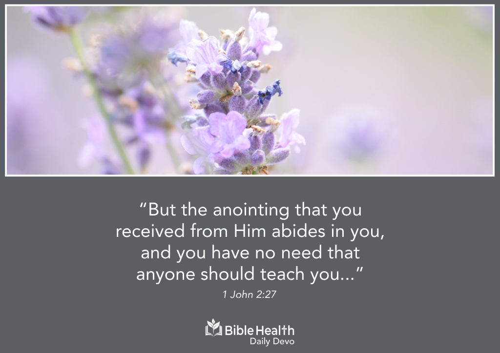 An Anointing That Teaches You 1 John 2 27 October 10