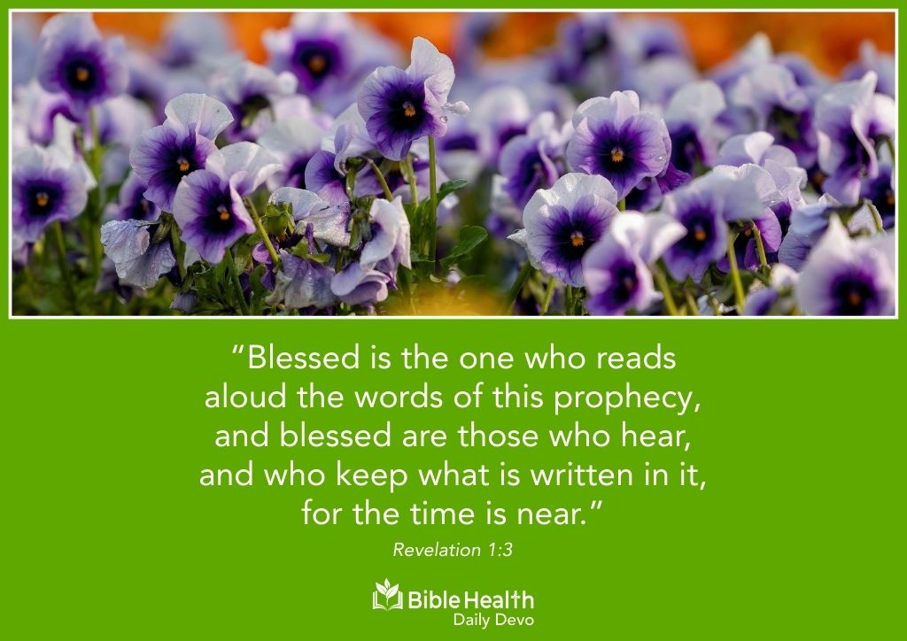 Blessed in the Hearing and Keeping Revelation 1 3 January 25